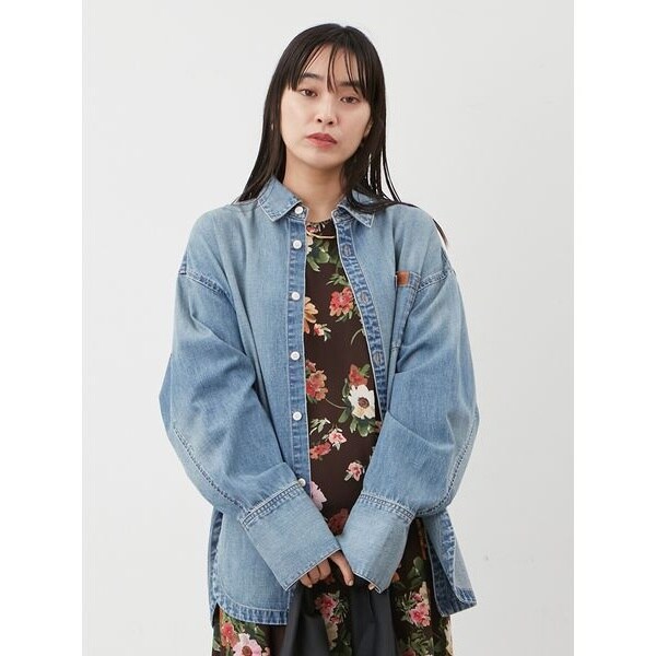 Mila Owen カーブヘムオーバーシャツ カーブヘムオーバーシャツ | ミラ オーウェン(Mila Owen) | マルイ