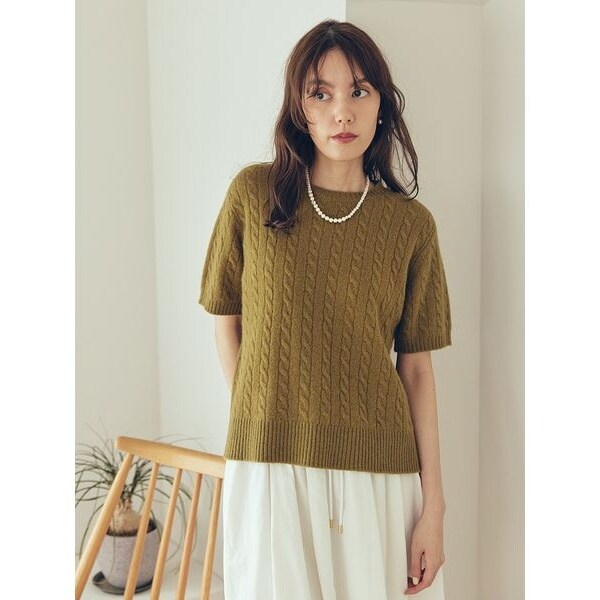 WEB限定カラー】【セットアップ対応】ポロ衿リブニットプル