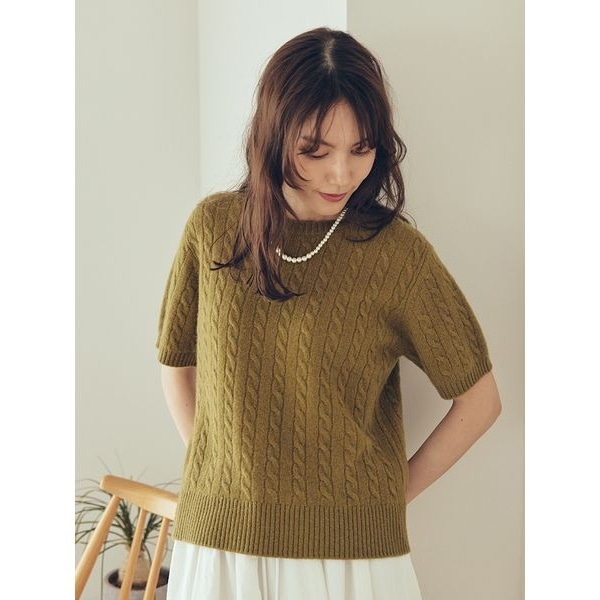 WEB限定カラー】【セットアップ対応】ポロ衿リブニットプル