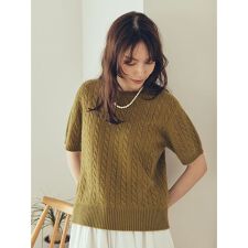 WEB限定カラー】【セットアップ対応】ポロ衿リブニットプルオーバー  