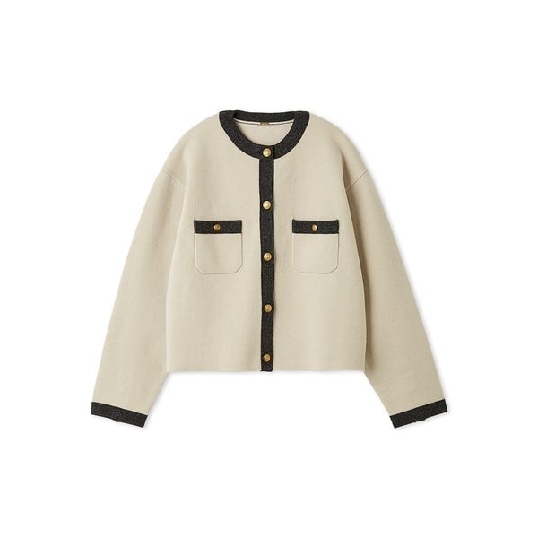 Mila Owen フェイス金釦カーデプルオーバー Mila Owen（ミラオーウェン）の「【WEB限定カラーあり】SET UPW