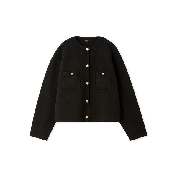 フェイス金釦カーデ | ミラ オーウェン(Mila Owen) | マルイウェブチャネル