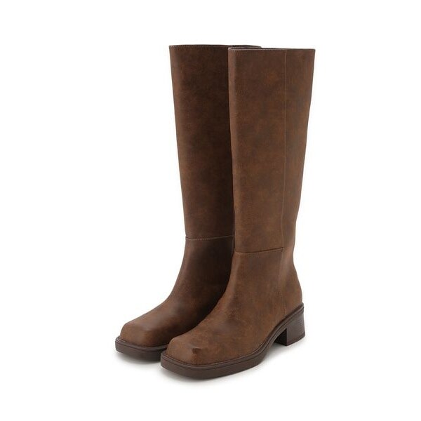 スローブイエナ スクエアトゥ　ショートブーツ SLOBE スクエアトゥショートブーツ | スローブ イエナ(SLOBE