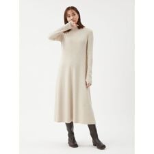 ミラ オーウェン(Mila Owen)のタートルネックリブニットフレアワンピース