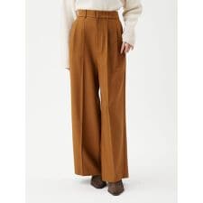 コーデュロイライク2タックワイドパンツ