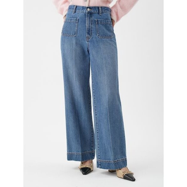 パッチポケットデザインシガレットデニムパンツ | ミラ オーウェン