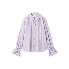 ミラ オーウェン(Mila Owen)のフリルカラーパフスリーブブラウス