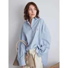 ミラ オーウェン(Mila Owen)の2WAYカシュクールーオーバーサイズシャツ