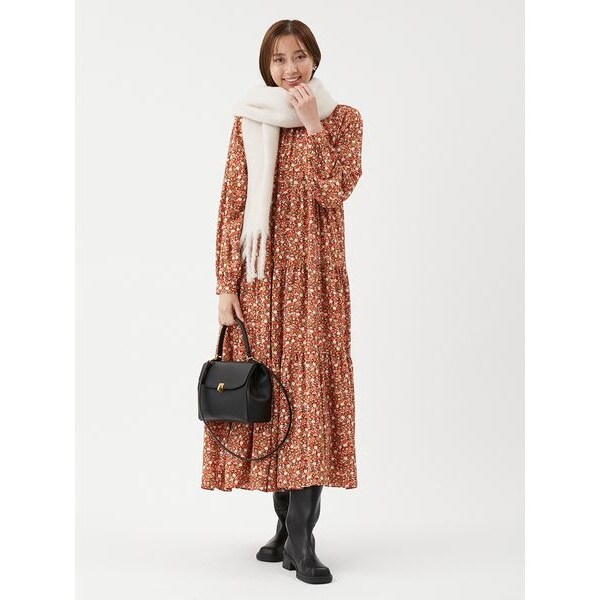 セットアイテム】リブニットセットレイヤードワンピース | ミラ