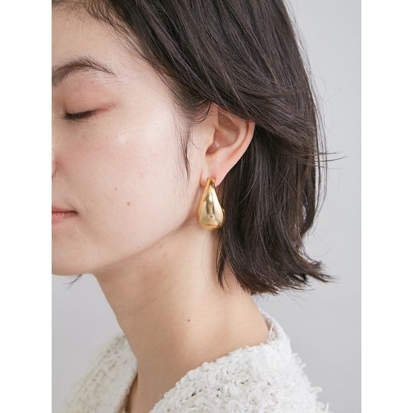 メタルドロップピアス