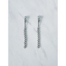 メタルボールチャームイヤリング