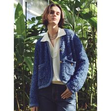 ニットツイードジャケット