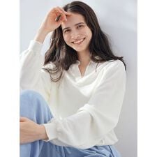 【WEB限定カラー】シアーポロニット