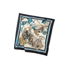 トラベル柄スカーフ