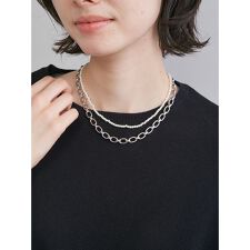 ２連パールチェーンネックレス