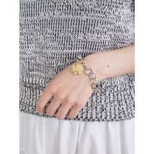 コインモチーフチェーンブレス