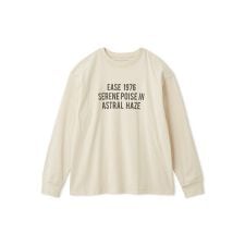 ３段ロゴグラフィックロングＴシャツシャツ
