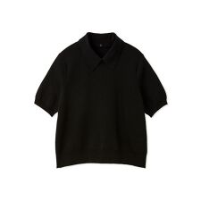 【WEB限定カラー】２ＷＡＹ衿取り外しポロニットプルオーバー