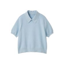 【WEB限定カラー】２ＷＡＹ衿取り外しポロニットプルオーバー