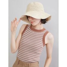 細編みペーパーキャペリンハット