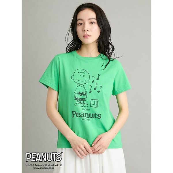 PEANUTS RECORDS】チャーリー・ブラウンTシャツ | ミラ オーウェン