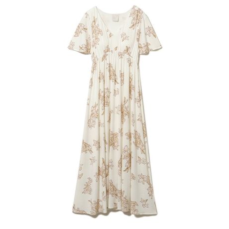 ミュシャとフラワー リリーモチーフドレス ジェラートピケ Gelato Pique Pwco ファッション通販 マルイウェブチャネル