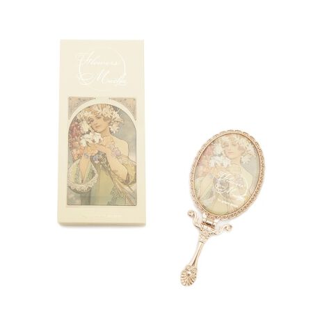ミュシャとフラワー 手鏡 ジェラートピケ Gelato Pique Pwgg ファッション通販 マルイウェブチャネル