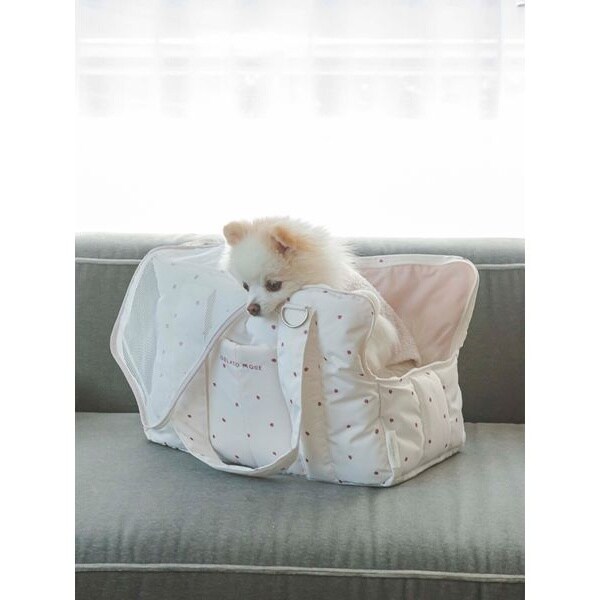 CAT&DOG】【販路限定商品】ストロベリーキルティングキャリー