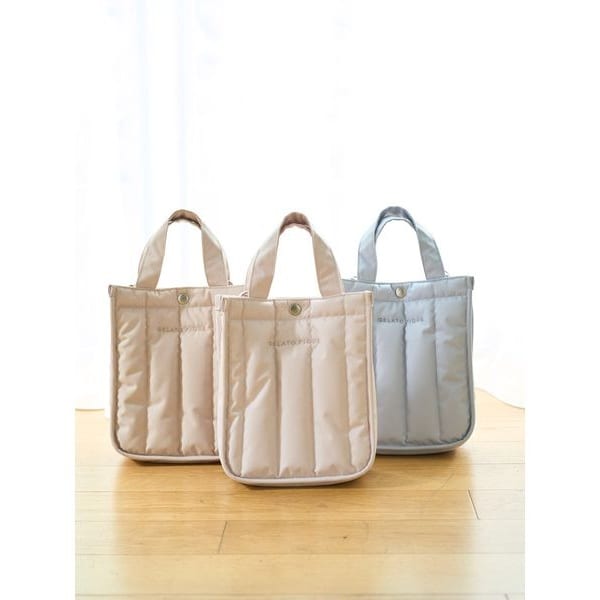 CAT&DOG】【販路限定商品】キルティングお散歩バッグS