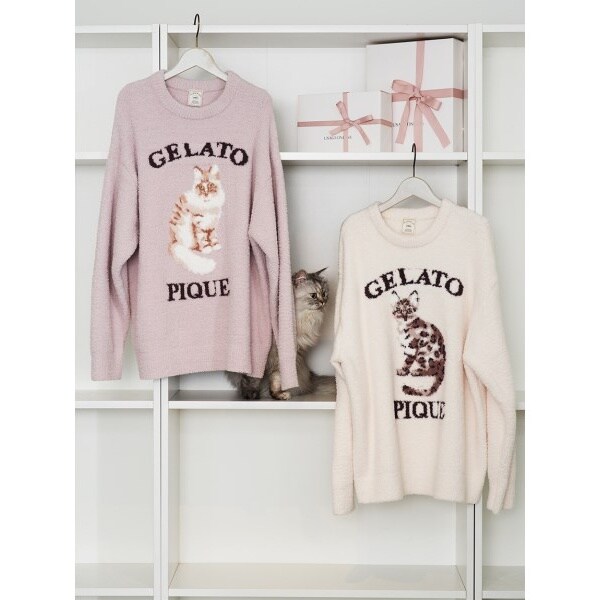 CAT&DOGジャガードプルオーバー | ジェラート ピケ(gelato pique 
