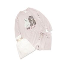 ラッピング済み】ツインズキャットジャガードプルオーバー＆ショート  