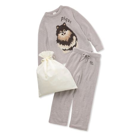 パンダジャガードBIGプルオーバー＆ロングパンツSET （PEANUTS  