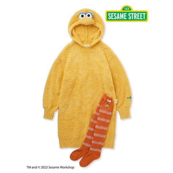 SESAME STREET】【ONLINE限定】ビッグバードワンピース&ロングソックス