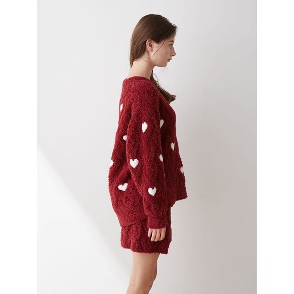 ラッピング済み】【HOLIDAY】ハートアランプルオーバー&ロングパンツ