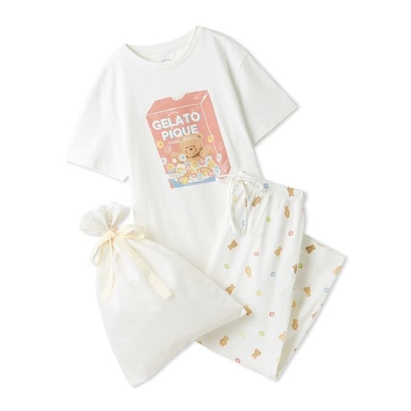 ラッピング済み】シリアルベアワンポイントTシャツ&ロングパンツSET | ジェラート ピケ(gelato pique) | マルイウェブチャネル