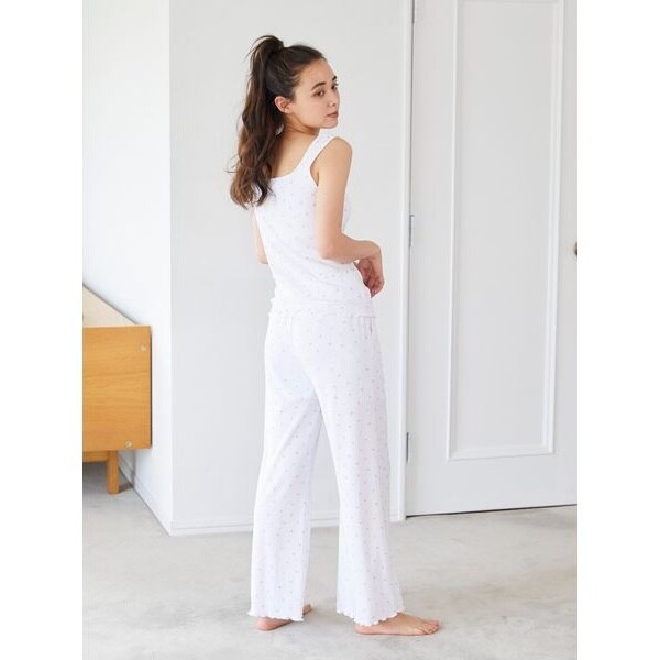 新品ジェラートピケテディベアシャツ＆ロングパンツ2点セットブラック部屋着ルームウェア ジェラートピケ gelato pique はちみつベア柄ロングパンツ