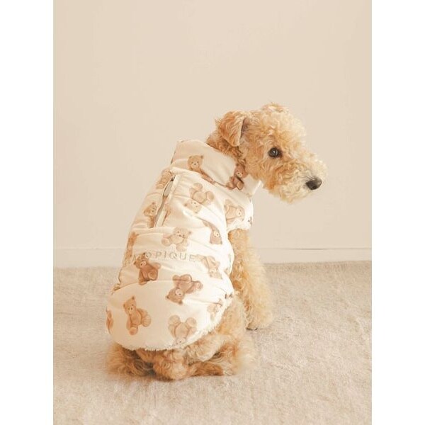 新品タグ付【CAT&DOG】XXLサイズ中綿ベスト 青 CAT&DOG】XL・XXLサイズ中綿ベスト(ウェア)｜ルームウェア