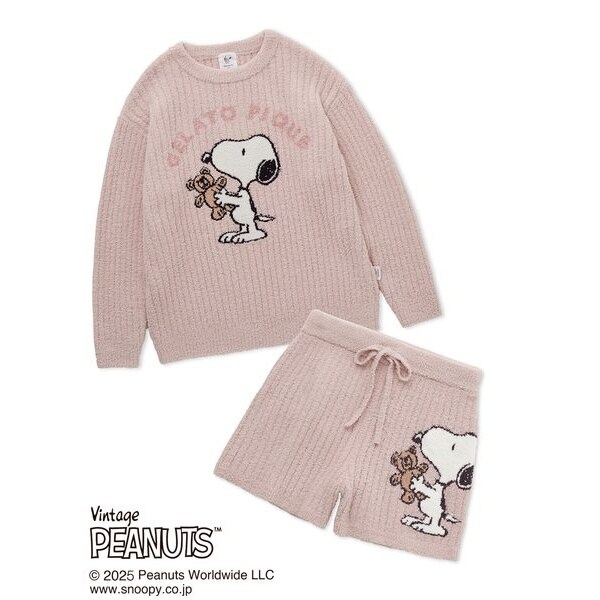 PEANUTS】【ONLINE限定】SNOOPY×BEAR ジャガードプルオーバー