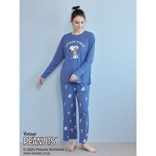 ジェラートピケ ピーナッツSNOOPY×BEAR ジャガードショールカーディガン ジェラートピケ gelato pique 【PEANUTS】【ONLINE限定カラー