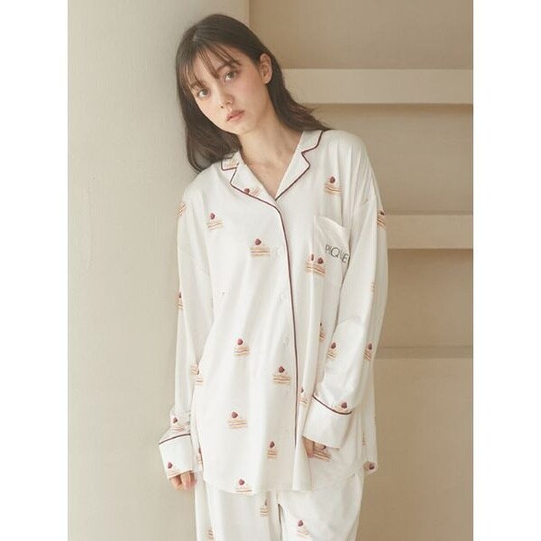 ジェラピケ ケーキ柄シャツ 新品未使用 ケーキ柄シャツ | ジェラート ピケ(gelato pique) | マルイ
