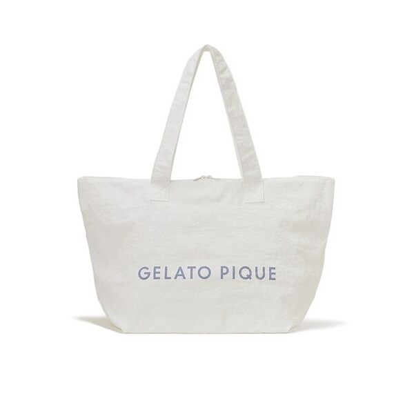 GELATO PIQUE ベージュキャリーバッグ gelato pique（ジェラートピケ）の「【CAT&DOG】【販路限定商品