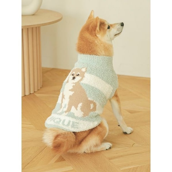 匿名当日発送 ♡ ジェラートピケ / 柴犬ジャガードプルオーバー＆ショートパンツ CAT&DOG】ベビモコ柴犬ジャガードプルオーバー | ジェラート