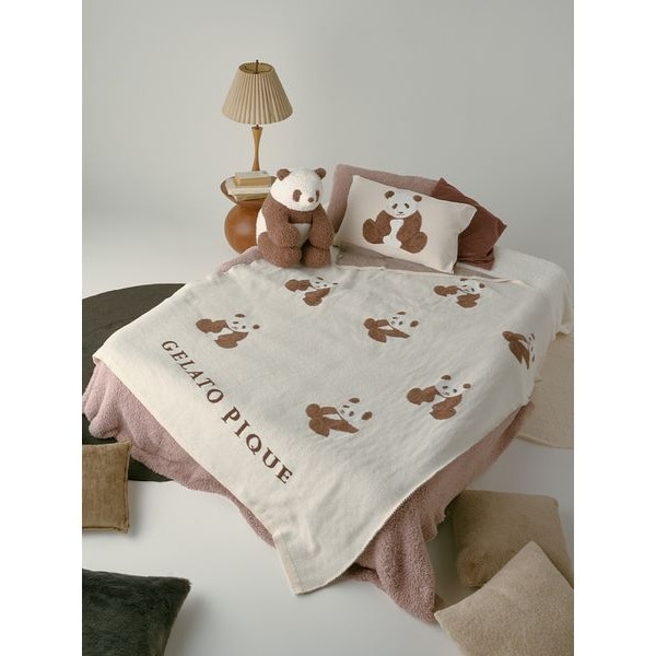 タグ付き　ジェラートピケ　掛け布団　キルケット　クマ　ジェラピケ　sleep 楽天市場】【Sleep】クマキルトケット gelato pique Sleep