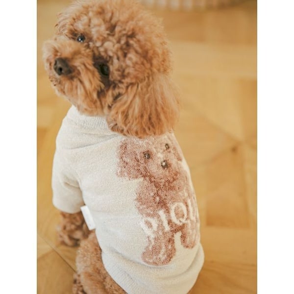 柴犬ジャガードプルオーバー　gelato pique CAT&DOG】ベビモコ柴犬ジャガードプルオーバー（ペット服