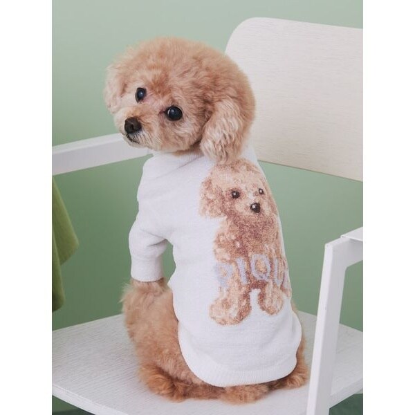 柴犬ジャガードプルオーバー　gelato pique ジェラートピケ gelato pique 【CAT&DOG】ベビモコ柴犬