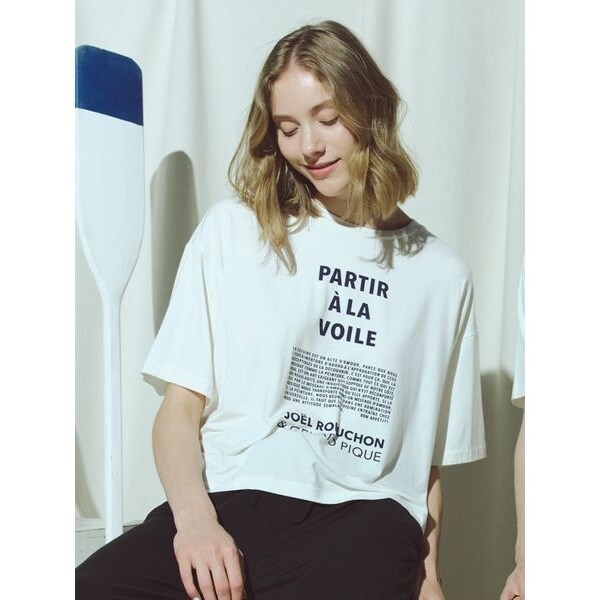 ジェラートピケ 「JOEL ROBUCHON」「接触冷感」ワンポイントワンピース