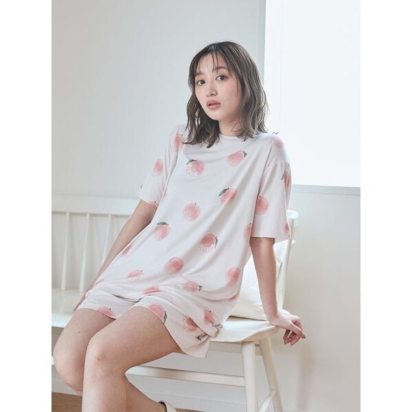 接触冷感】フルーツ柄Tシャツ | ジェラート ピケ(gelato pique