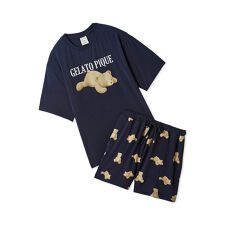 【ONLINE限定】【接触冷感】ベアワンポイントTシャツ&ショートパンツセット