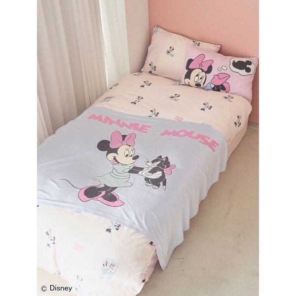 gelato pique Minnie/ジャガードハーフケット gelato pique ジェラートピケ Sleep Mickey&Minnie ジャガード
