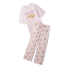【ONLINE限定】【接触冷感】ベアワンポイントTシャツ&ロングパンツセット